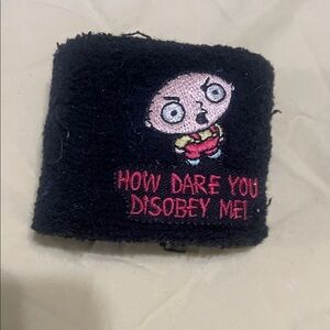 🖤Vintage 90s Family Guy Stewie Wristband🖤